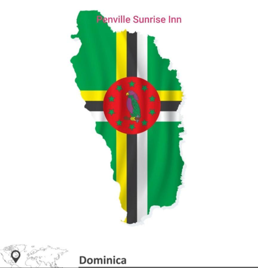 Penville "Sunrise Inn" Nature Island Dominica מראה חיצוני תמונה